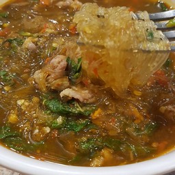 แกงป่าวุ้นเส้นหมูหรือไก่(โปรดระบุ)