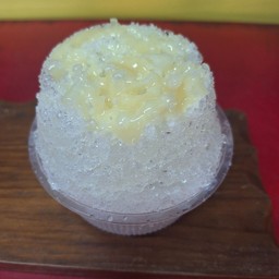 น้ำแข็งใส น้ำมะลิ นม