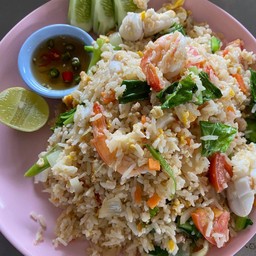 ข้าวผัดหมู ไก่ แหนม ทะเล เล็ก