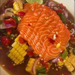 เกาเหลาถาดข้าวโพดม่อนปลาร้า