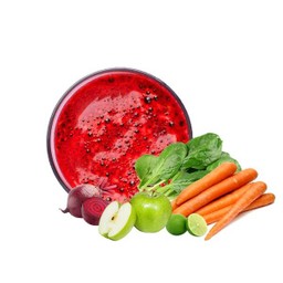 บรรเทาอาการอ่อนเพลีย-Beat Fatigue 100% Fruit & Vegetable Juice