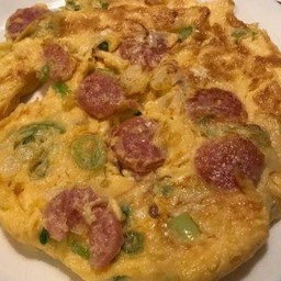 ไข่เจียวแหนม เป็นกับ