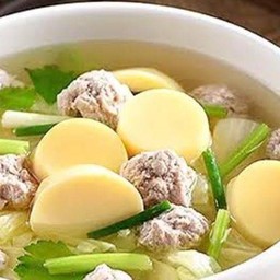 ต้มจืดเต้าหู้หมูสับวุ้นเส้น
