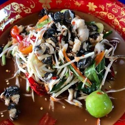 ตำถาดหอยเชอรี่