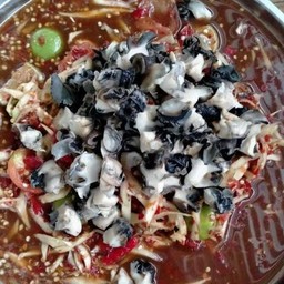 เกาเหลาหอยเชอรี่ปลาร้า