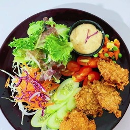 Fish crispy Salad