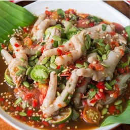 เกาเหลาถาดขาไก่ปลาร้า