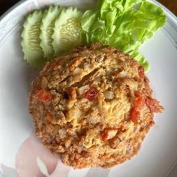 Minced Pork Omelette With Rice