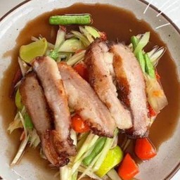 ตําแตงคอหมูย่าง