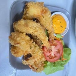 กุ้งชุปแป้งทอด6 ตัว