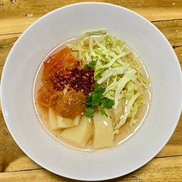 ข้าวฟืนขาว แแบบน้ำ   (แยกน้ำ)(แยกเครื่องปรุง)