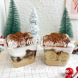บาน็อฟฟี่ชีสพายมินิ Banoffee cheese pie