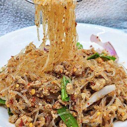 ลาบวุ้นเส้นหมูสับ