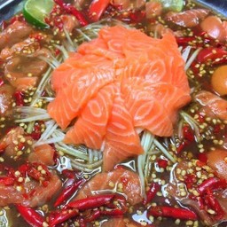 ตำแซลมอน