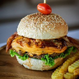 เบอร์เกอร์เนืัอออสเตรเลีย 1 ชั้น