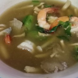 แกงเลียงกุ้งสด