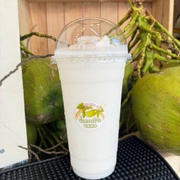 มะพร้าวปั่น ไม่ใส่นมสด Coconut without milk smoothie
