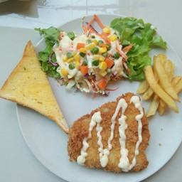 สเต็กปลากรอบ