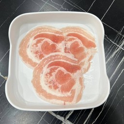 หมูสามชั้นกลม