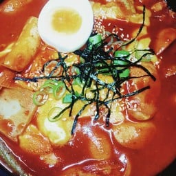 ต๊อกโบกี+ชีส+ไข่ต้ม