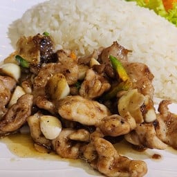 คั่วคลองโคน (กะปิ)ราดข้าว