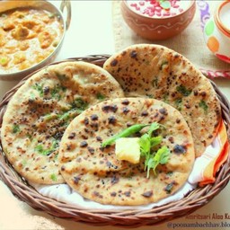 โรตีสอดไส้มันฝรั่ง