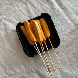 ไส้กรอกหนังกรอบทอด