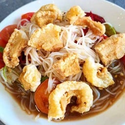 ตำซั่วแคบหมูปลาร้า