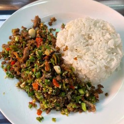 คั่วพริกเกลือ หมูสับ