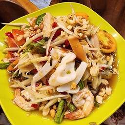 ตำไทยทะเล+หมูยอ