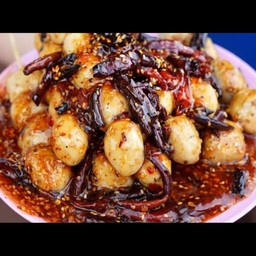 ลูกชิ้นเอ็นหมูทอด