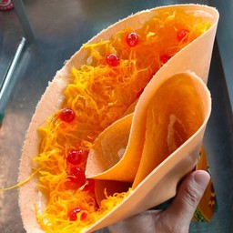 ฝอยทอง+ เยลลี่ นม