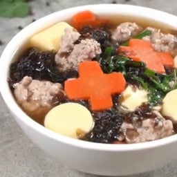ต้มจืดเต้าหู้หมูสับ