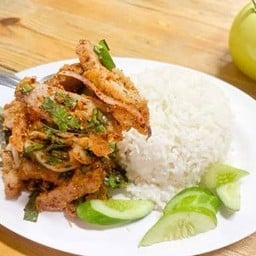 ข้าวน้ำตกหมู