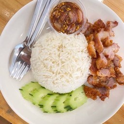 ข้าวหมูทอด