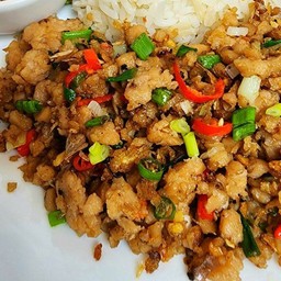 หมูสับคั่วพริกเกลือ