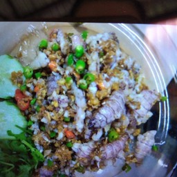 กั่ง+ไข่ปูผัดพริดขี้หนู(กับข้าว)