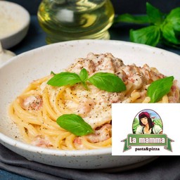 สปาเก็ตตี้ คาโบนาร่า ทูน่า Tuna Spaghetti Carbonara