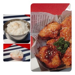 Set ชั้งกี้5ชิ้น+ข้าวญี่ปุ่น