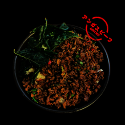 ข้าวกระเพราเนื้อ S (ไม่มีไข่)