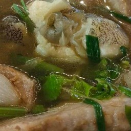 หัวปลาเก๋าต้มเผือก(ขนาดหม้อไฟ)