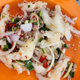 ยำเล็บมือนาง+หมูสัพ