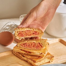 พายไข่ขาวปูอัดซอสพริก