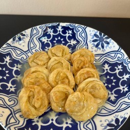 โรตีจิ๋วใส่นม