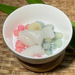 2.ทับทิม+มะพร้าวกะทิ+แห้ว