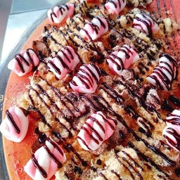 แยมสตอเบอรี่ + มาสเมโล่ +หมูหยอง #ราดช็อค