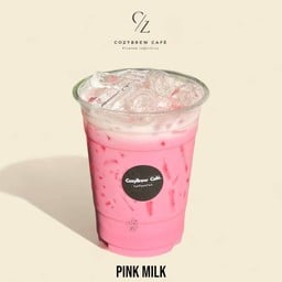 Iced pink milk นมเย็น(ชมพู)