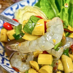 เหลาหน่อไม้กุ้งสด