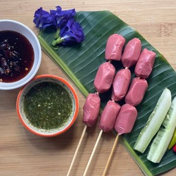 ไส้กรอกแดง ไม้ละ