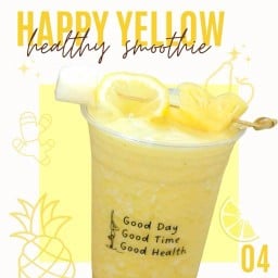 happy yellow สมูทตี้ สูตรฟื้นฟูปอด #9904